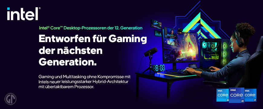 Intel® Core™ Prozessoren der 12. Generation - Entworfen für Gaming der nächsten Generation