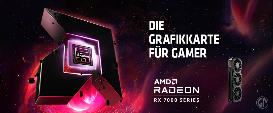 Get'N'Play itx Gaming PCs - AMD Radeon™ RX 7000 Grafikkarten - Die Grafikkarte für Gamer